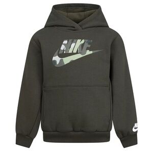 🎉NEW 🎉 Boys Size 4 I Nike Sportswear Camo Club Fleece Pullover Graphic Hoodie I